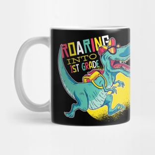 Roaring into 1st Grade // Fun T-Rex Back to School Mug